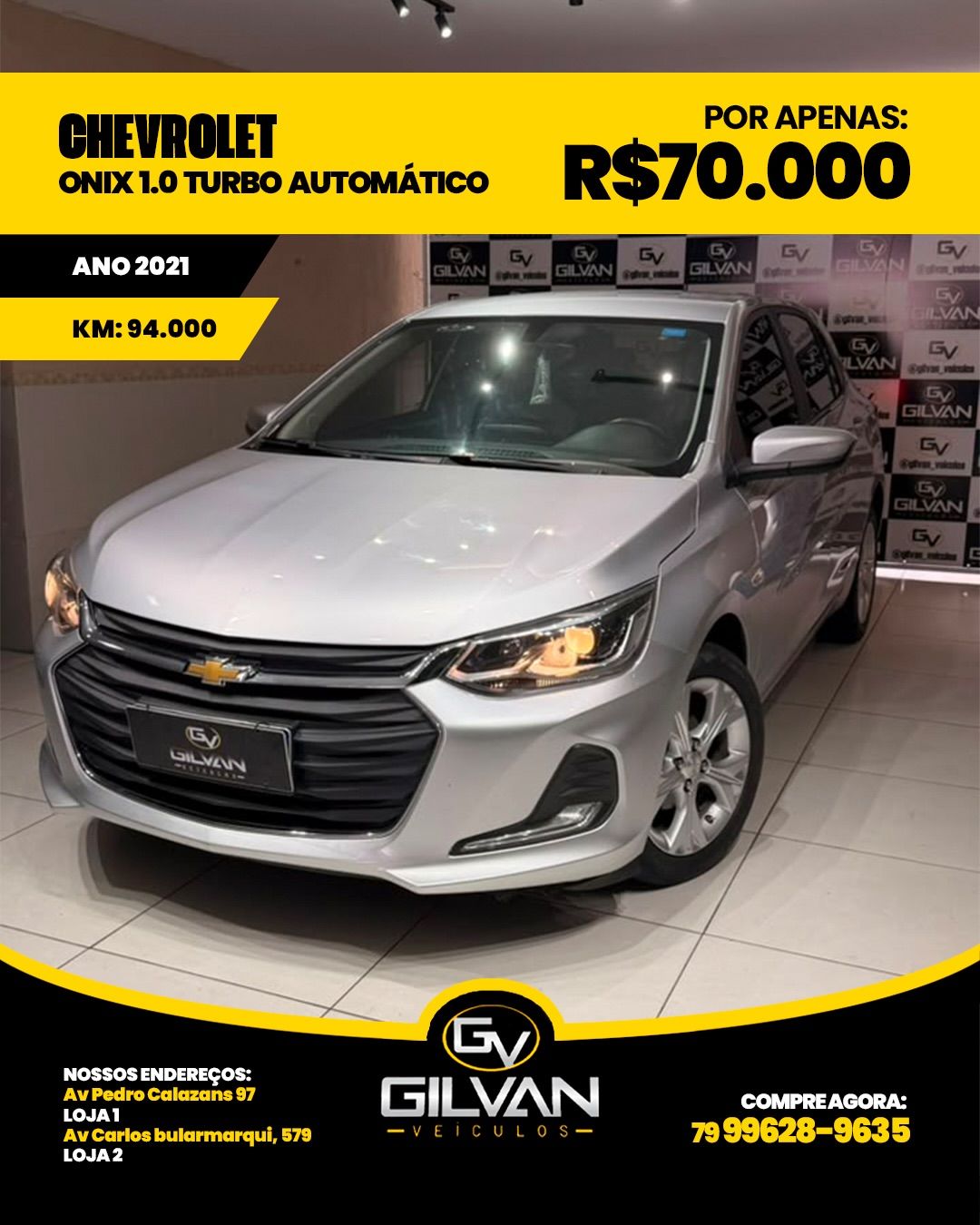 GM - Chevrolet ONIX 2021