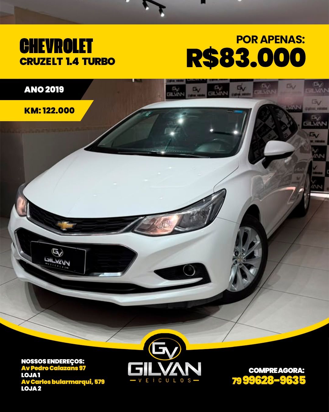 Chevrolet Cruze 2019